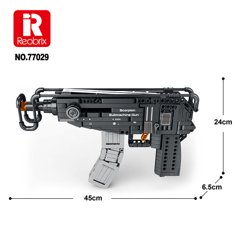 Reobrix Scorpion ložmetējs — saliekamais konstruktors (566 gab.)