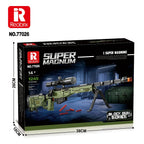 Reobrix Super Magnum AWM — Building Block Sniper Rifle Kit (1,245 pcs)