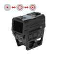 AEMS-PRO-X2-RD — 7075 Aluminum/Solar/Circle Dot/Red