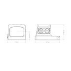 EPS-GD-6 — Gold 6 MOA Dot, 7075 Aluminum, Enclosed