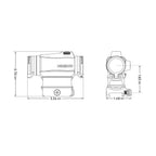 HE515CM-GR — Green Circle Dot/Solar/QD Mount