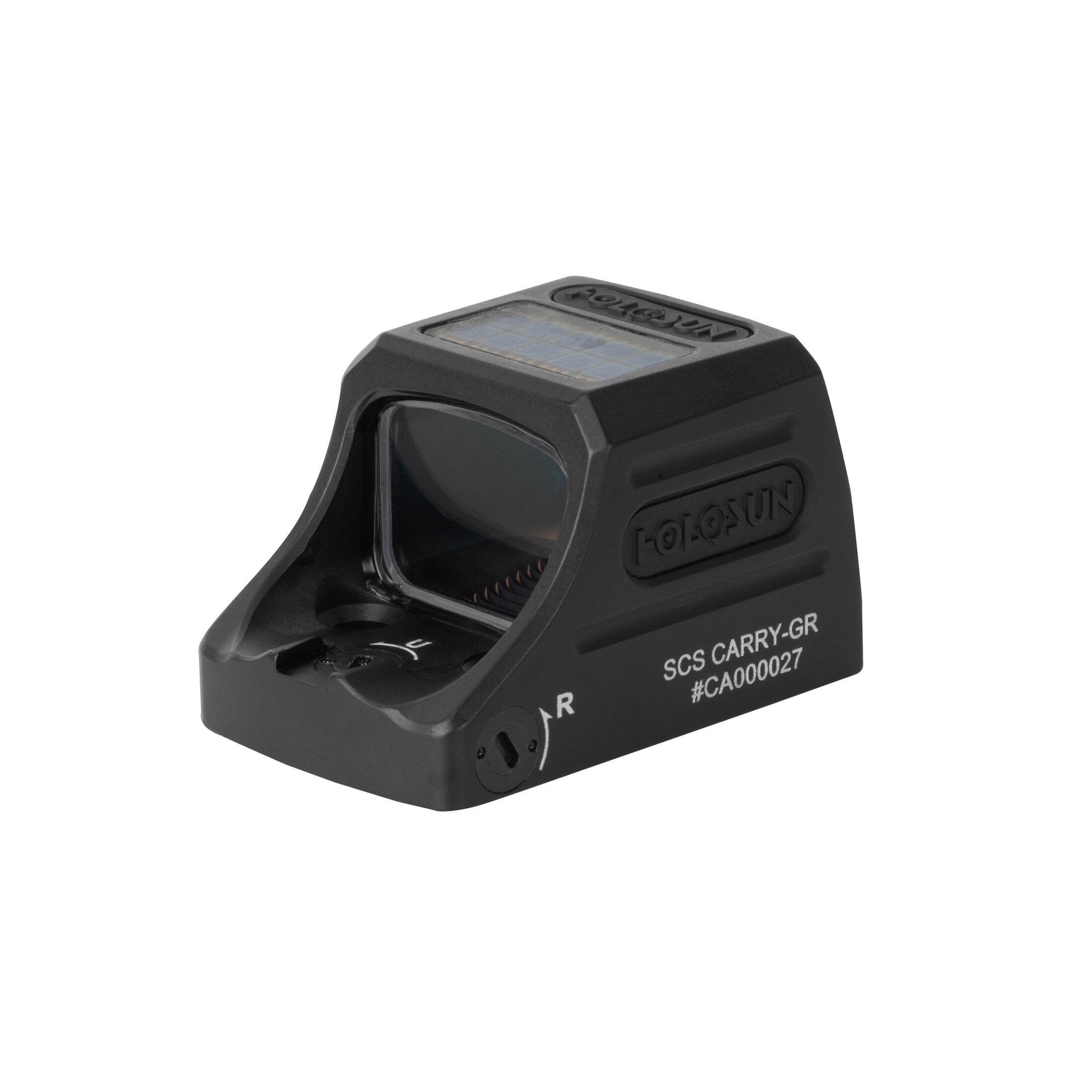 SCS-CARRY-GR — Aluminum/Solar/Circle Dot/Green/Compact