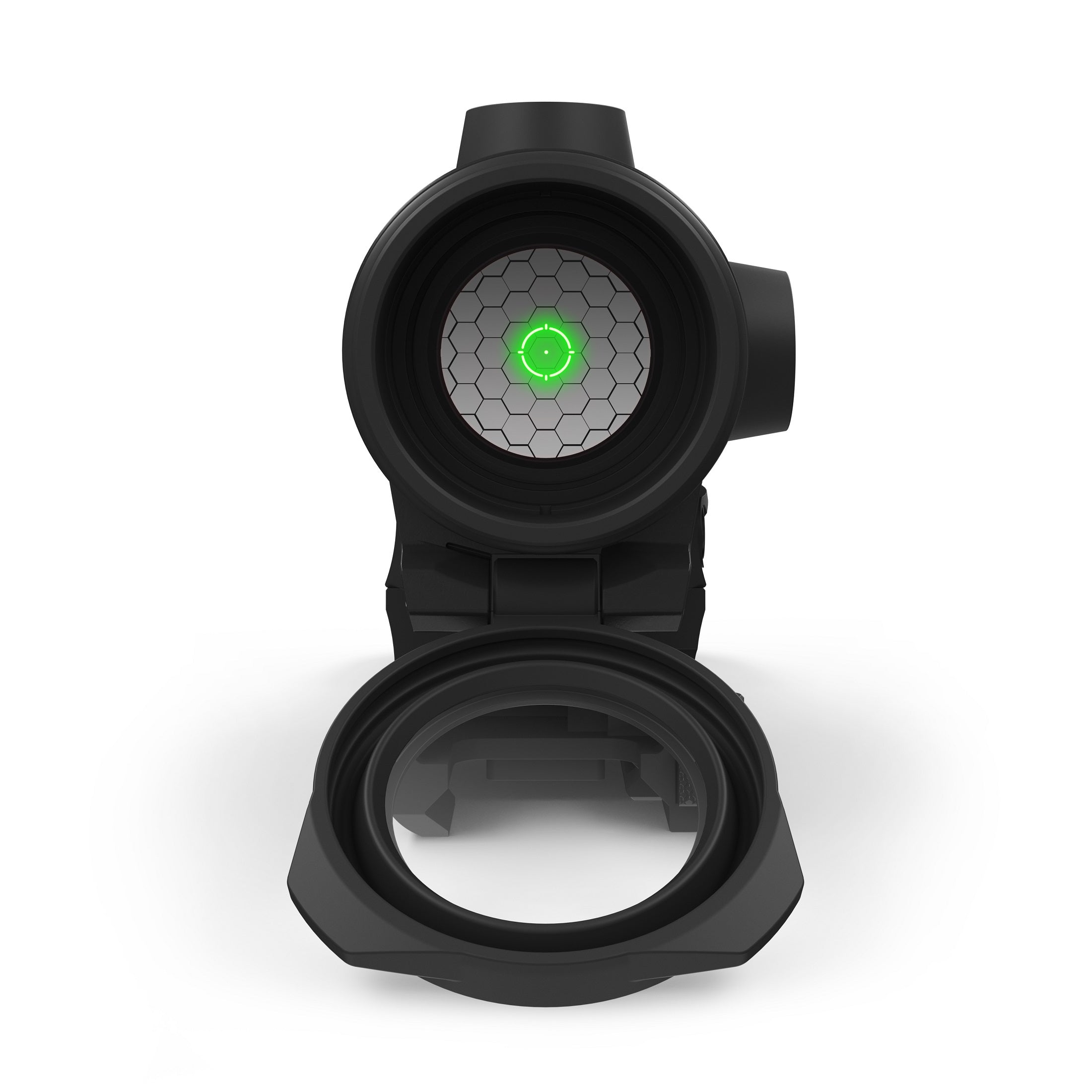 HE530C-GR — Green Circle Dot/Solar/Titanium