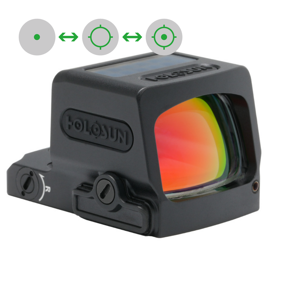 EPS-CORE-GR-MRS — Green Circle Dot Reticle, 6061 Aluminum, Enclosed