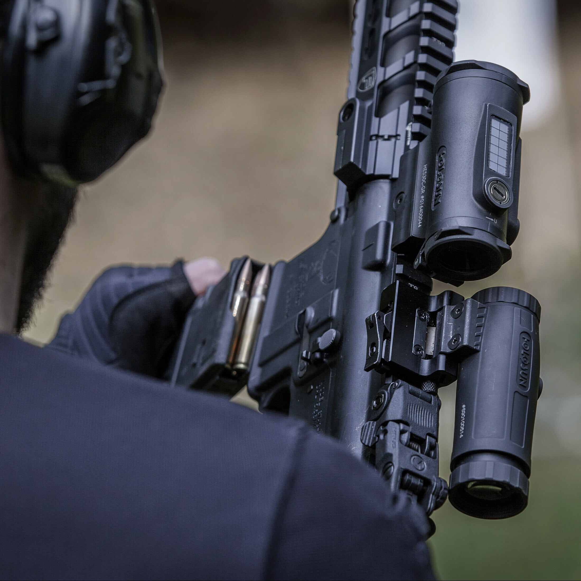 HM3X — 3x Magnifier/Flip & QD mount