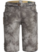 Luis Steindl Short leather pants (Stone/Gray)
