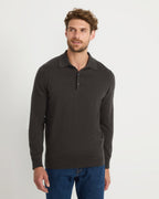 Highmoor polo sweater (Dark brown)