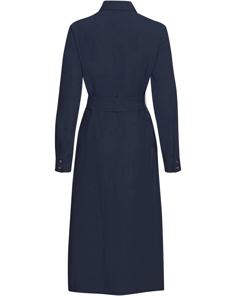 Highmoor Linen dress (Dark blue)