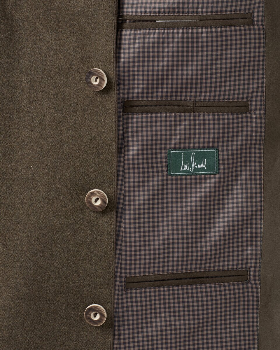 Luis Steindl Herringbone jacket (Olive)