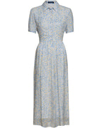 Highmoor Shirt dress with daisies (Light Blue)