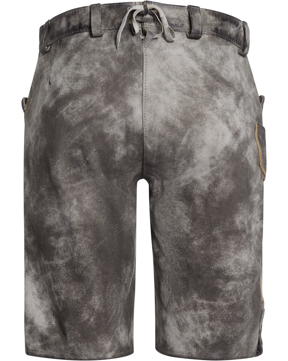 Luis Steindl Short leather pants (Stone/Gray)