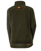 Parforce Women's reversible fleece jacket Reverse Pro (Olive/signal orange)