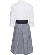 Reitmayer Shirt dress (White/dark blue)