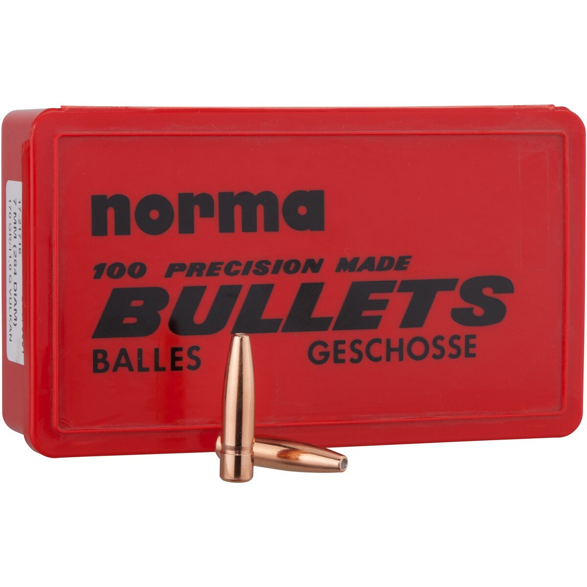 Norma Bullets .284 11.0g/170grs. volcano (Caliber .284 (7 mm))