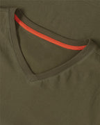 Parforce Essential Double pack of V-neck t-shirts (Olive)