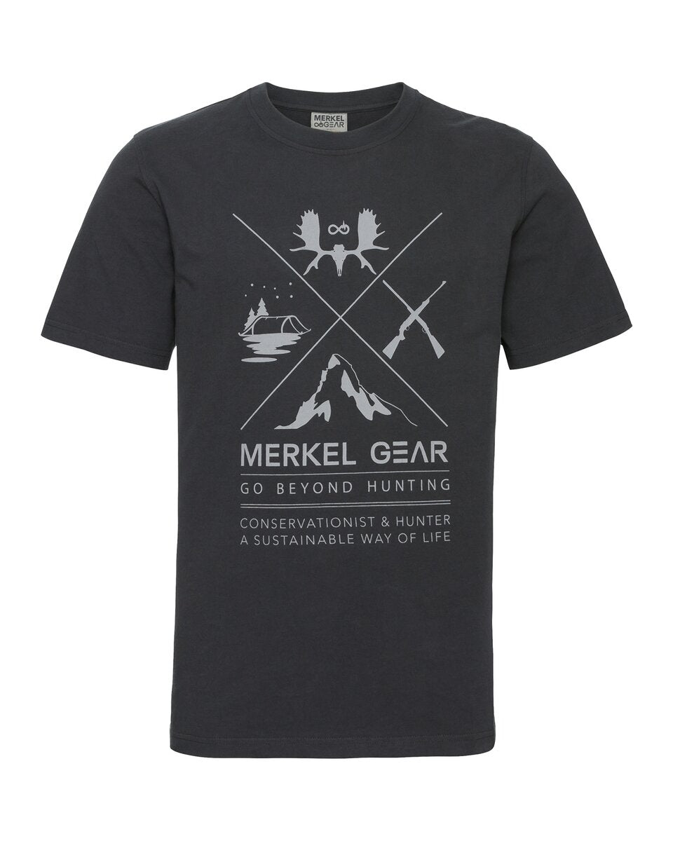 Merkel Gear Cross Hunting T-Shirt (Anthracite)