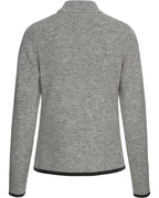 Luis Steindl Cardigan with edelweiss (Gray melange)