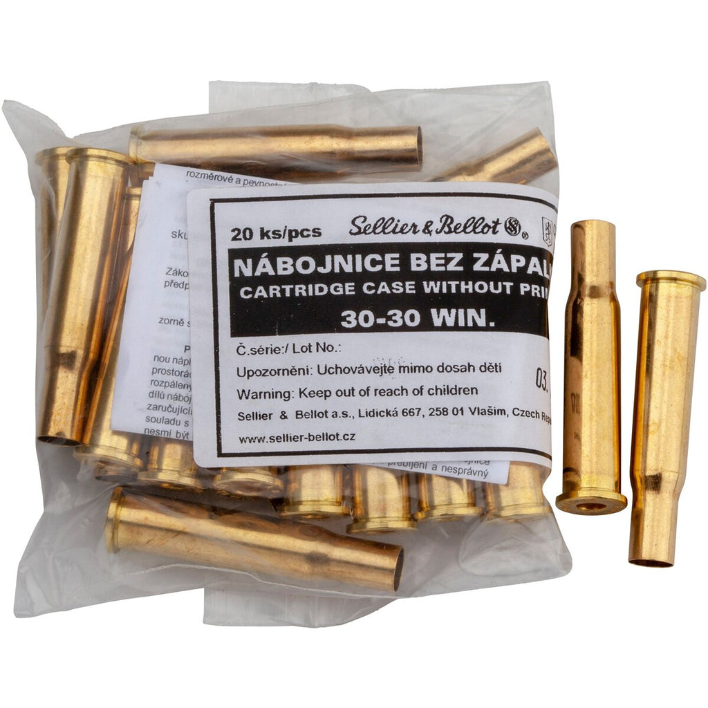 Sellier & Bellot Cases .30-30 Winchester (Caliber .30-30 Win.) — Pack of 20 pcs