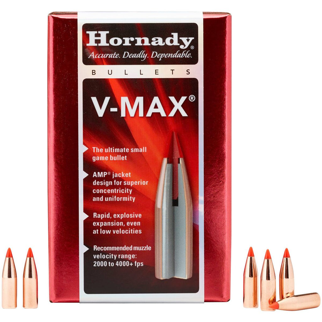 Hornady Bullets .224 3.6g/55grs. V-MAX (Caliber .224 (5.6 mm)) — Pack of 100 pcs