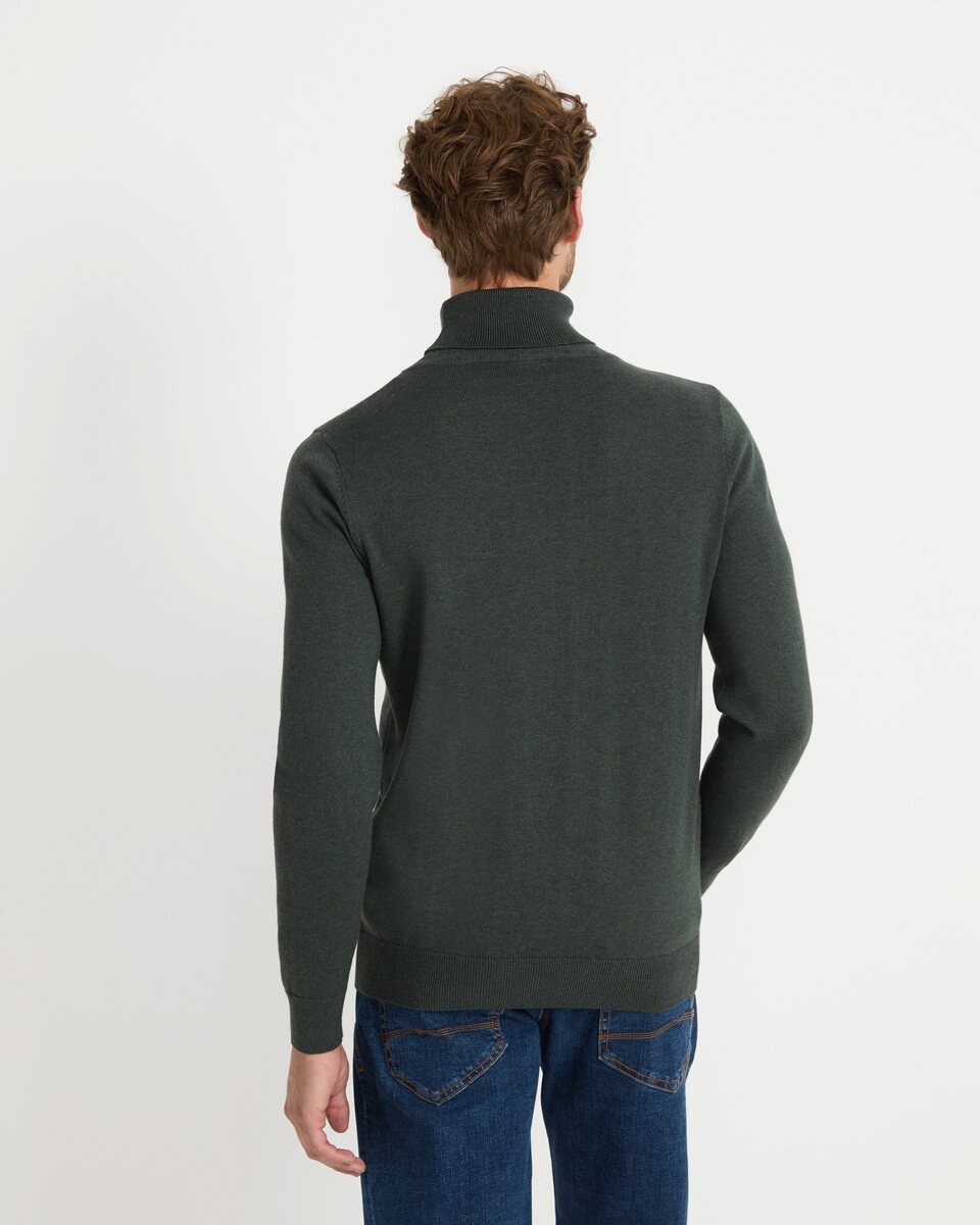Highmoor Turtleneck sweater (Dark Khaki)