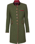 Luis Steindl Herringbone frock coat (Moss/Pumpkin)