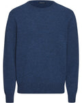 Highmoor Round neck sweater (Blue melange)