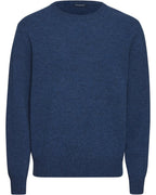 Highmoor Round neck sweater (Blue melange)