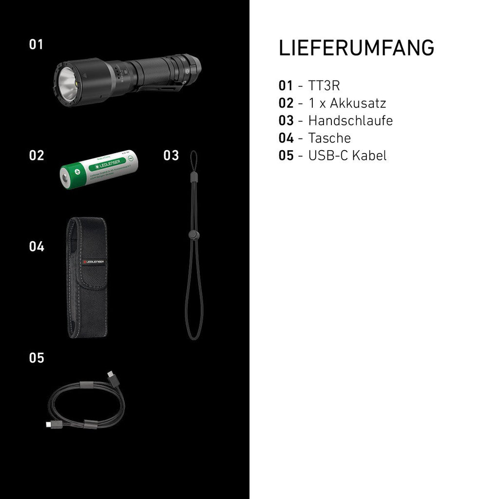 Ledlenser Flashlight TT3R