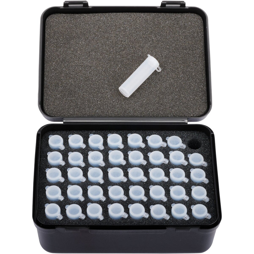 Davide Pedersoli Charging box with 40 plastic tubes