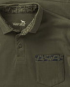 Parforce polo shirt forest animal detail (Olive/Black)