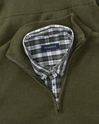 Highmoor Set: Troyer & checked shirt (Green)
