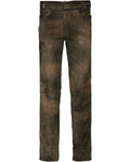 Luis Steindl Long leather pants (Brown)