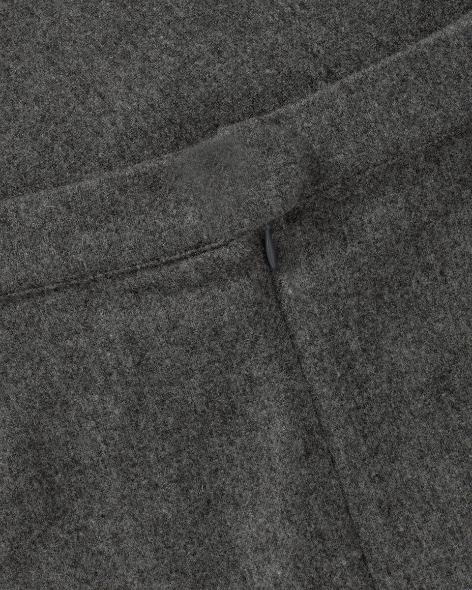 Highmoor Short skirt with pleats (Gray melange)