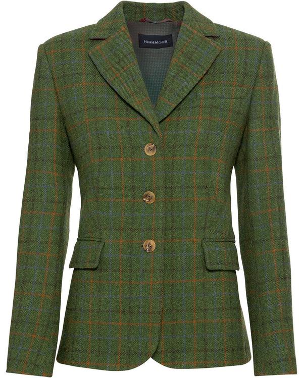 Highmoor Tweed blazer (Green/Blue/Brown)