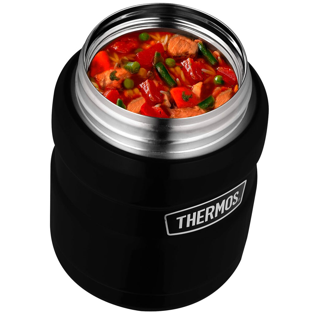 Thermos Stainless King Food Jar 0.47l insulated container (Black)