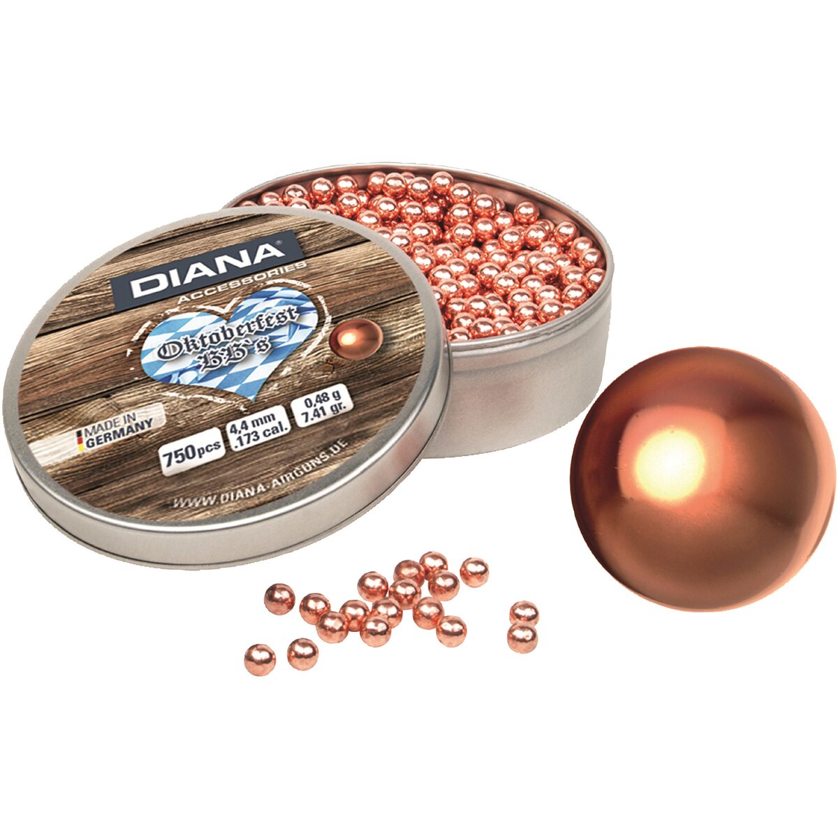 Diana Round ball 4.40 Oktoberfest BB's (Kaliber 4,40)
