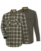 Parforce Set of 2 hunting shirts (Olive/olive checkered)