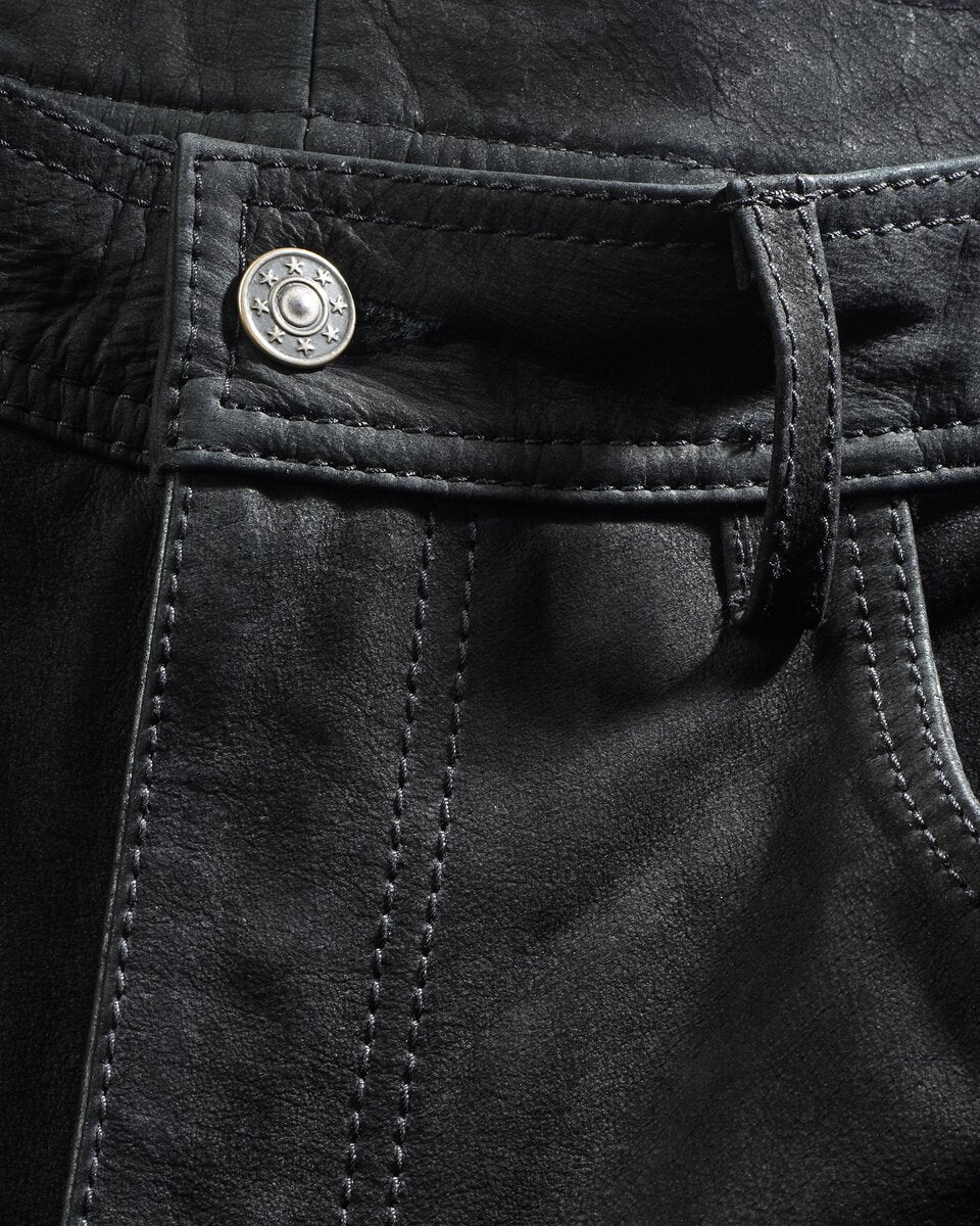 Luis Steindl Buffalo leather pants (Black)