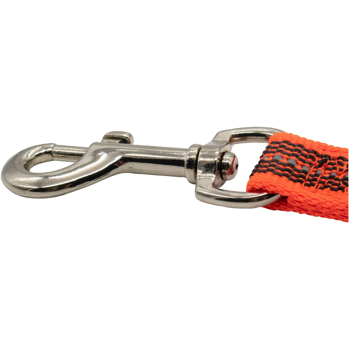 Sprenger Rubberized dog leash with hand strap (Signal orange – length 1.20 m)