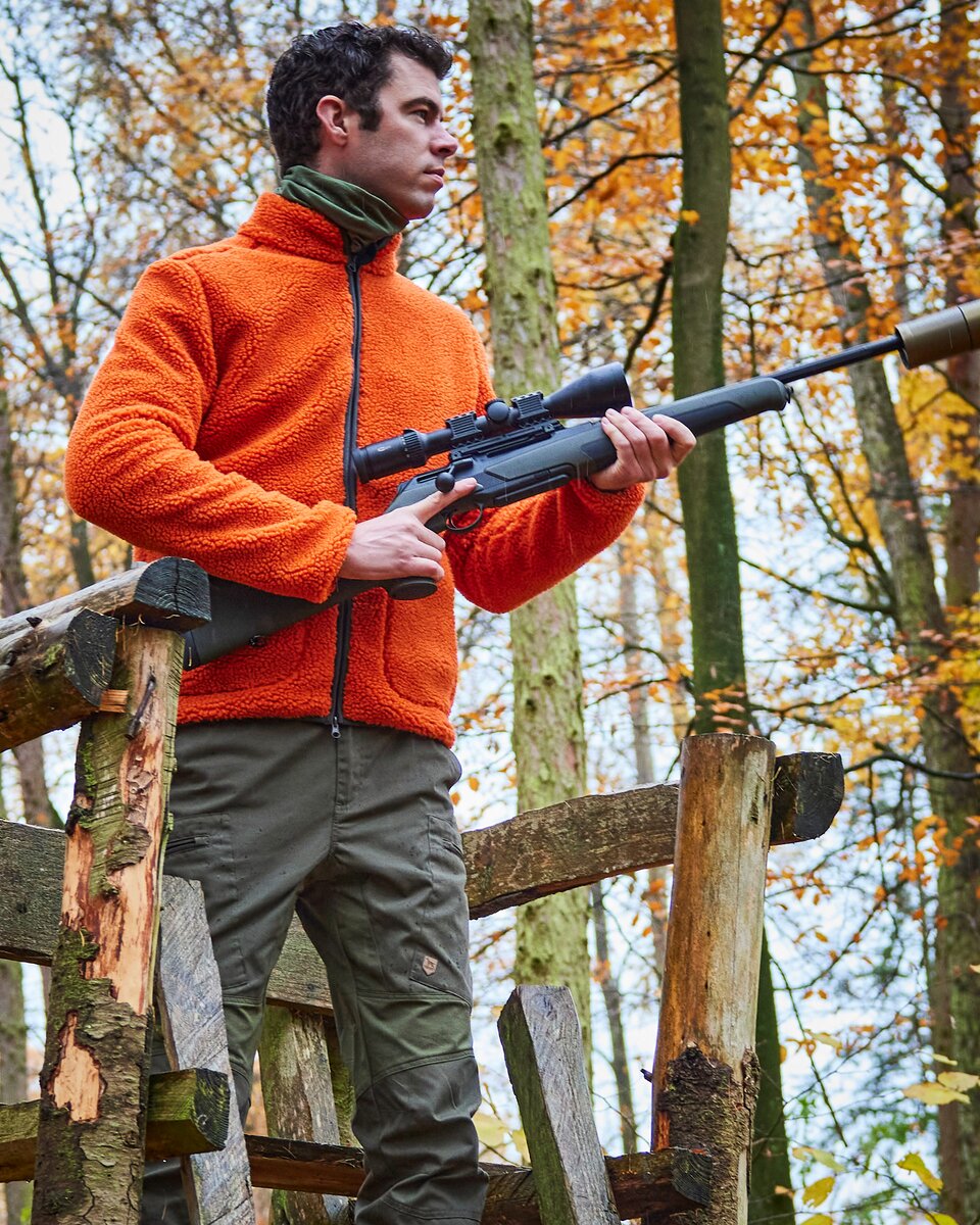 Parforce Hatz-Watz insulation fiber fur jacket (Orange)