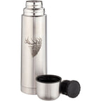 BEIER Stainless steel insulated bottle with animal motif, 700 ml (Deer)