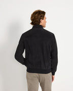 Highmoor Leather blouson (Marine)