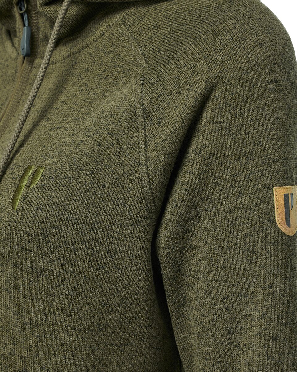 Parforce Women's knitted fleece jacket Visby 2.0 (Olive)