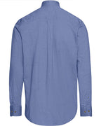 Luis Steindl Oxford shirt with stand-up collar (Light Blue)