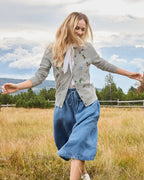 Reitmayer Cardigan with embroidery (Gray)