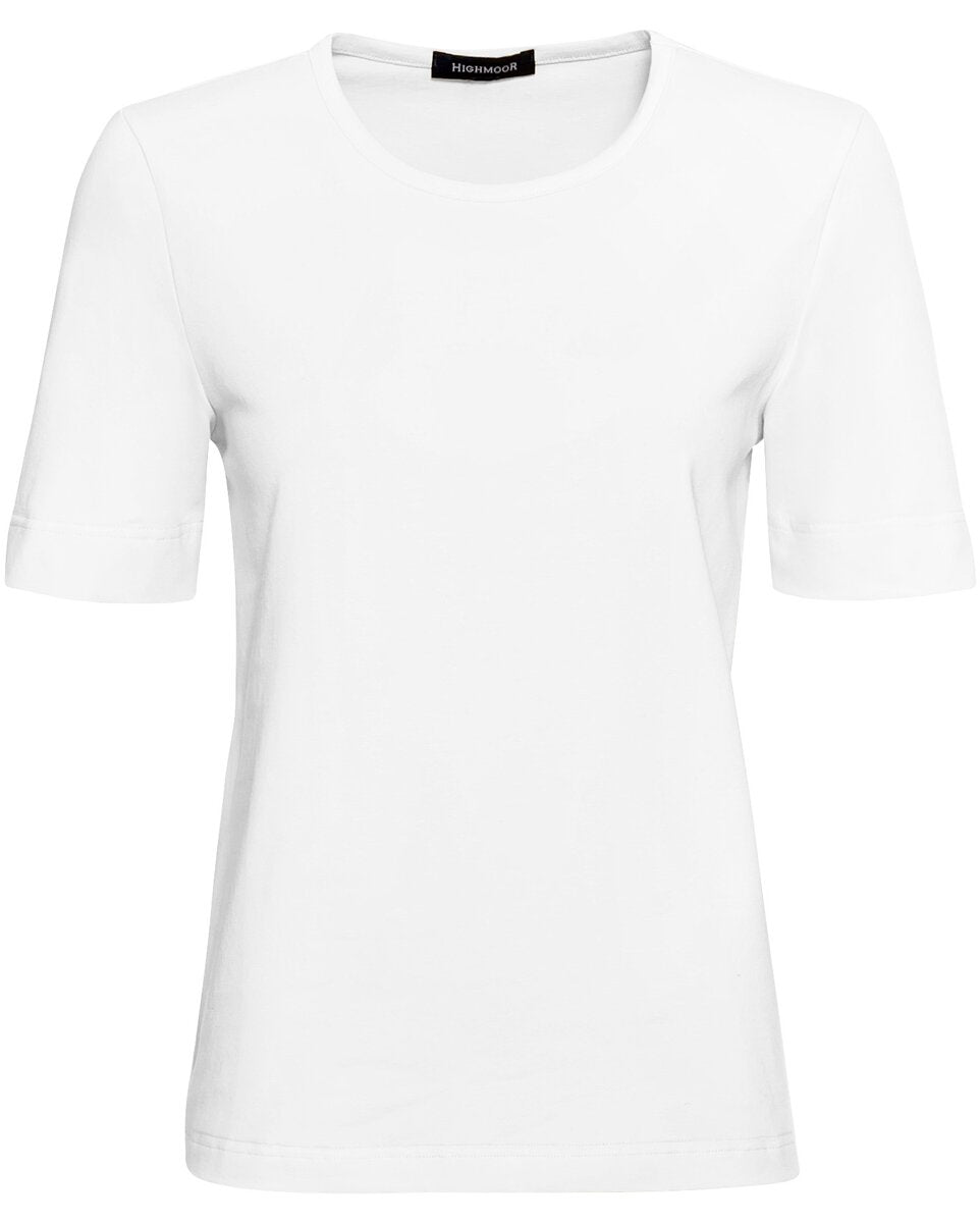 Highmoor T-shirt with a round neck (White)
