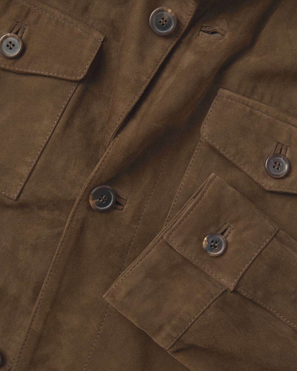 Highmoor leather jacket with pockets (Cognac)