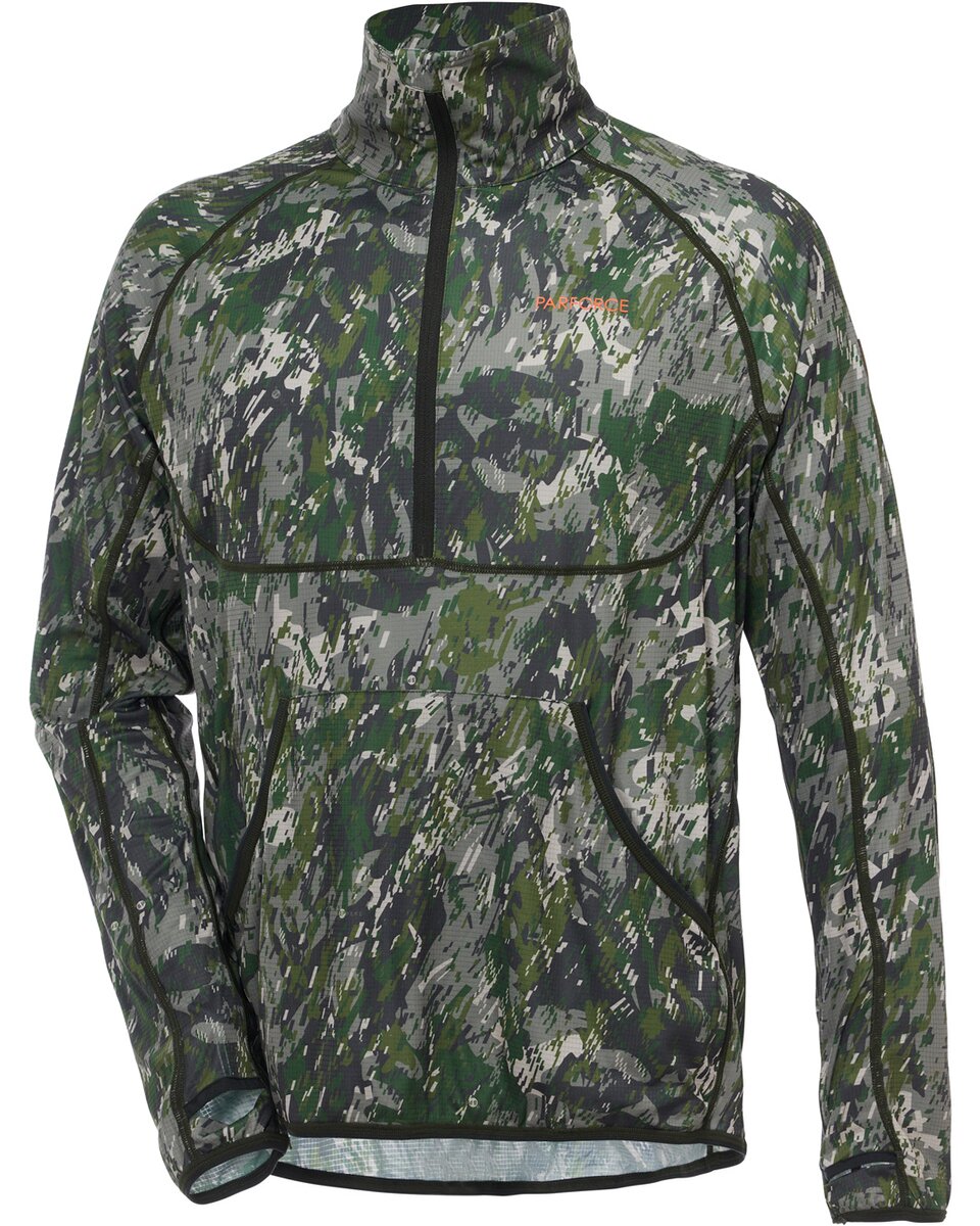 Parforce Half-Zip Functional Shirt greenSphere® (Olive camo)