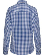 Luis Steindl Vichy check blouse (Medium blue)