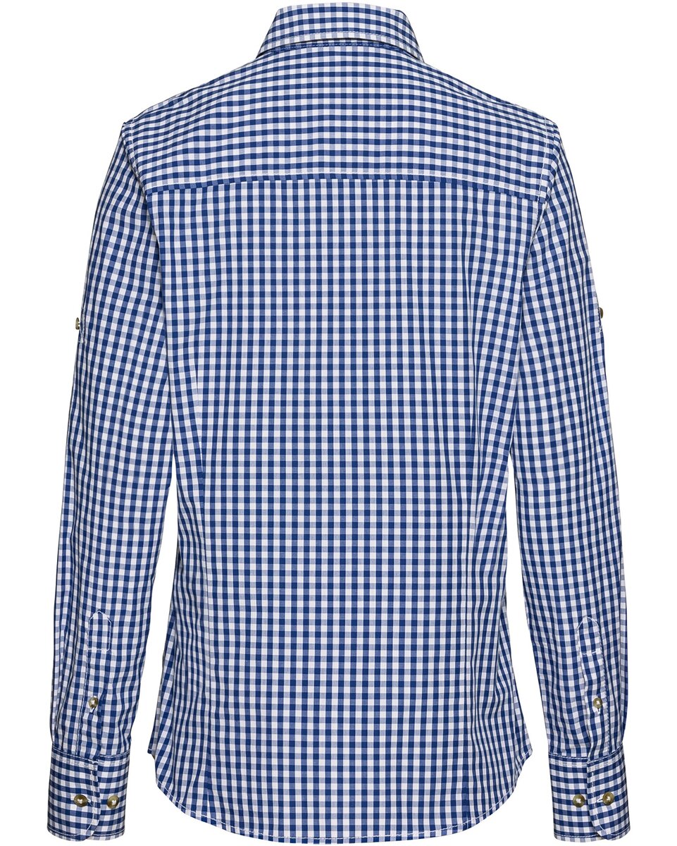 Luis Steindl Vichy check blouse (Medium blue)